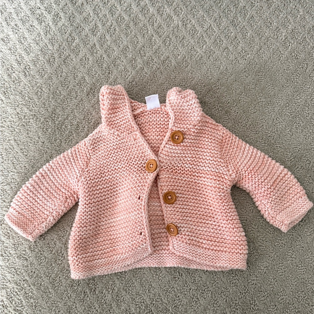 Nordstrom Organic Cotton Hooded Cardigan - Picture 2 of 5